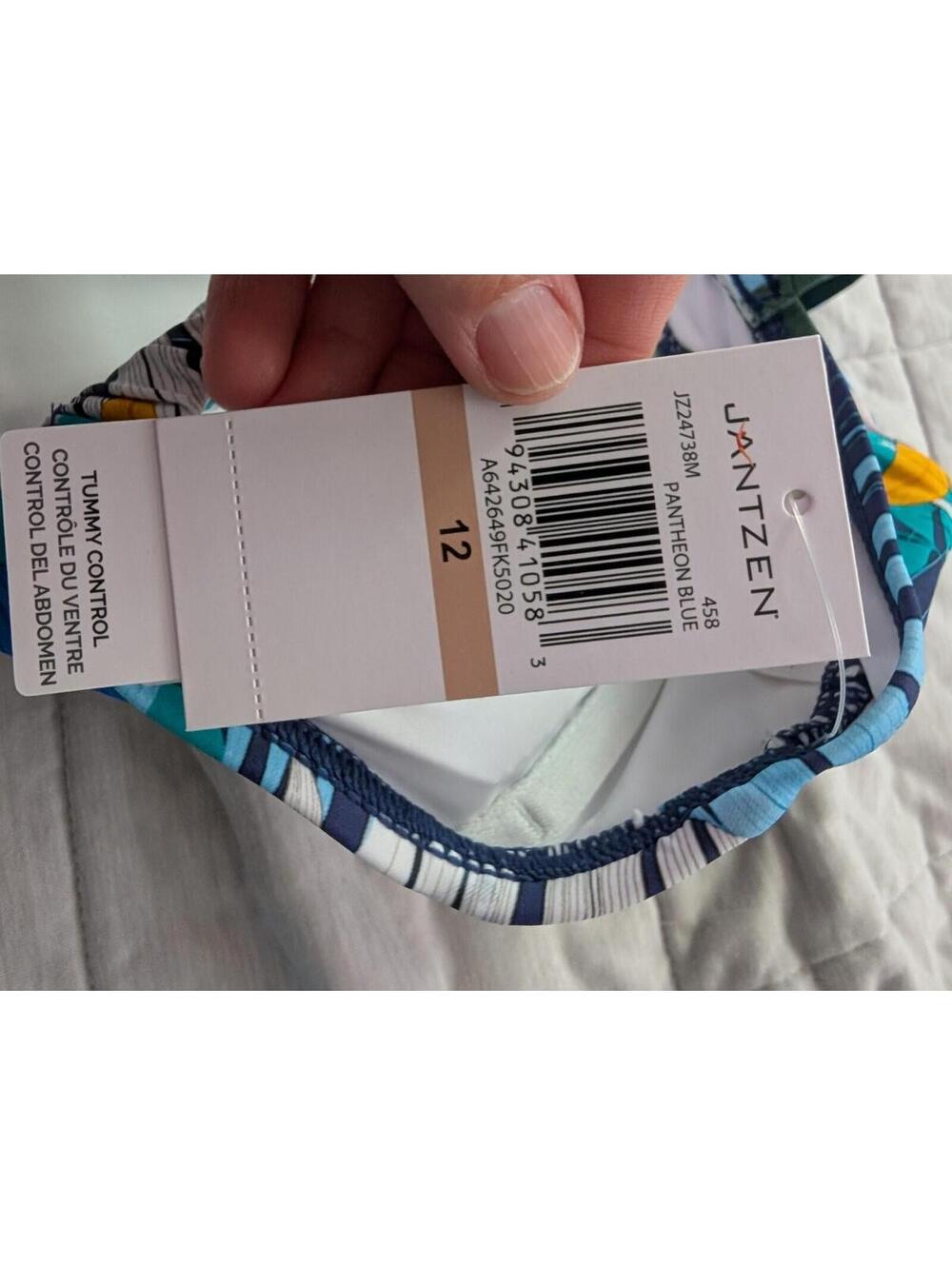 NWT Jantzen Women One Piece Floral Size 12 - Picture 2 of 3